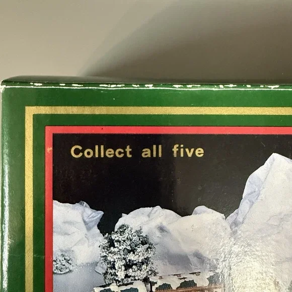 VTG 1994 North Pole Express 5 Box Christmas Train Set Village First Edition - Picture 7 of 15